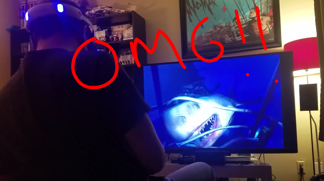 PSVR Shark Demo – I Scream Like a Little Girl
